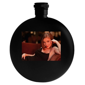 Alyssa Milano Round Flask