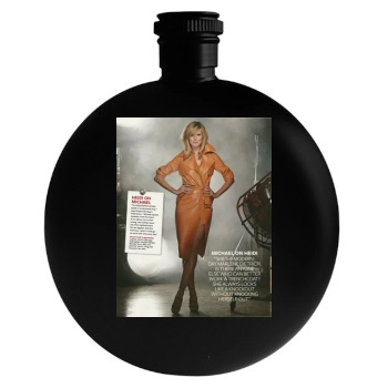 Heidi Klum Round Flask