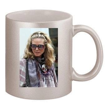 Heidi Klum 11oz Metallic Silver Mug