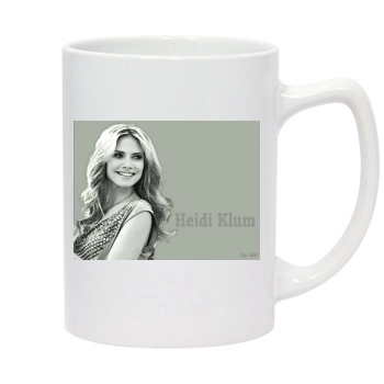 Heidi Klum 14oz White Statesman Mug