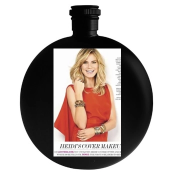 Heidi Klum Round Flask