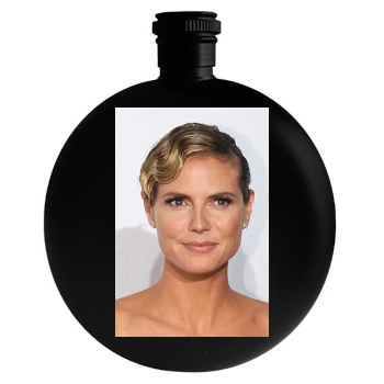 Heidi Klum Round Flask