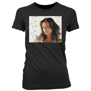 Sara Evans Women's Junior Cut Crewneck T-Shirt