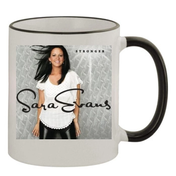 Sara Evans 11oz Colored Rim & Handle Mug