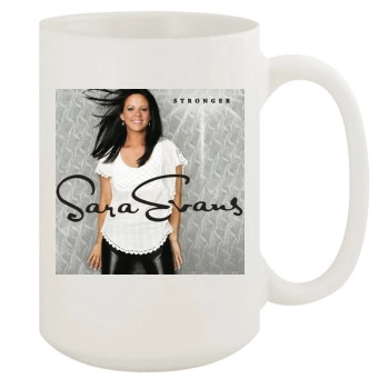 Sara Evans 15oz White Mug