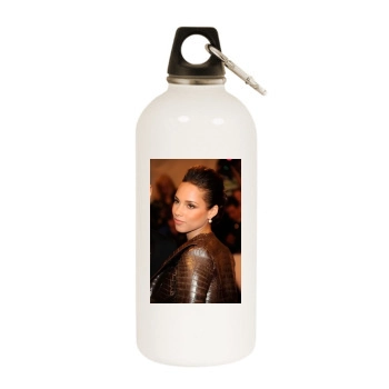 Alicia Keys White Water Bottle With Carabiner