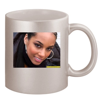 Alicia Keys 11oz Metallic Silver Mug