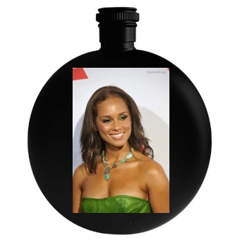 Alicia Keys Round Flask