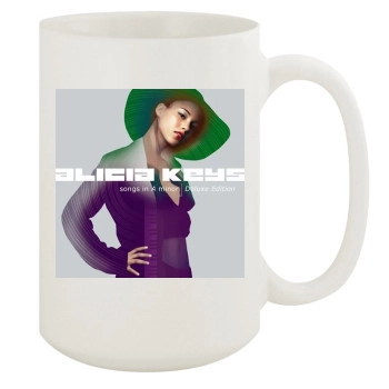 Alicia Keys 15oz White Mug