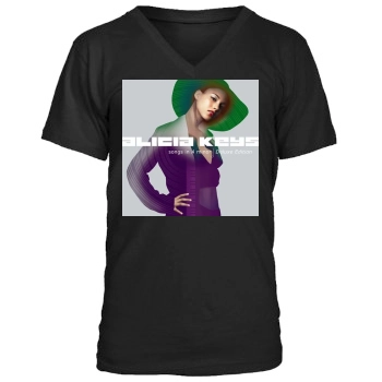 Alicia Keys Men's V-Neck T-Shirt