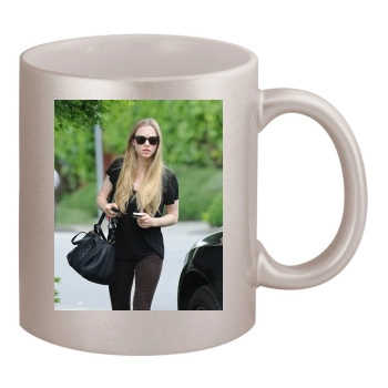 Amanda Seyfried 11oz Metallic Silver Mug