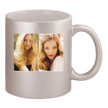 Amanda Seyfried 11oz Metallic Silver Mug