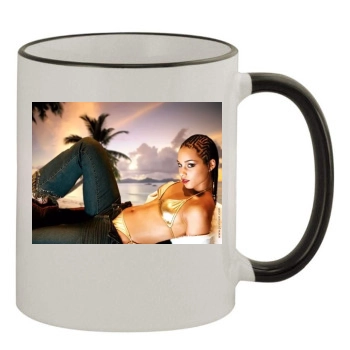 Amanda Seyfried 11oz Colored Rim & Handle Mug