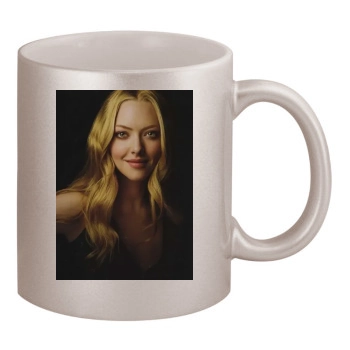 Amanda Seyfried 11oz Metallic Silver Mug