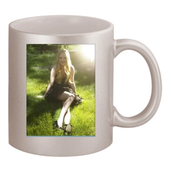 Amanda Seyfried 11oz Metallic Silver Mug