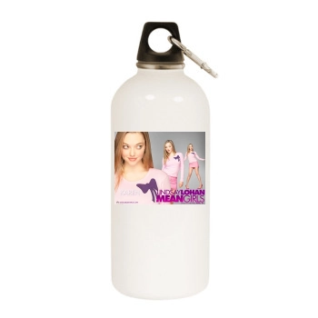 Amanda Seyfried White Water Bottle With Carabiner