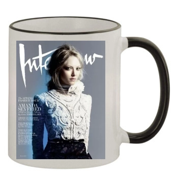 Amanda Seyfried 11oz Colored Rim & Handle Mug