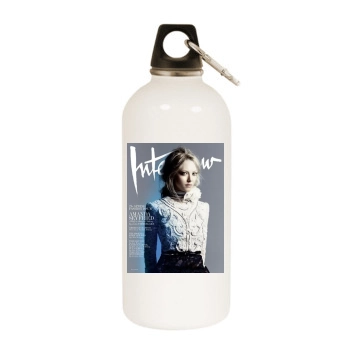 Amanda Seyfried White Water Bottle With Carabiner