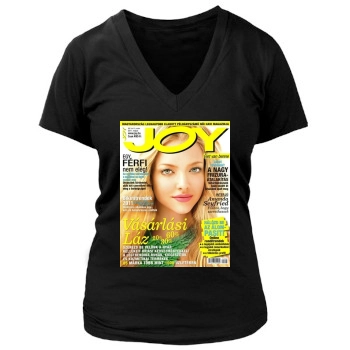 Amanda Seyfried Women's Deep V-Neck TShirt