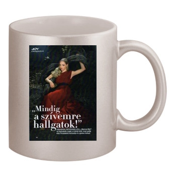 Amanda Seyfried 11oz Metallic Silver Mug