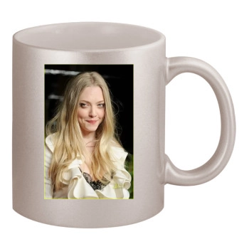 Amanda Seyfried 11oz Metallic Silver Mug