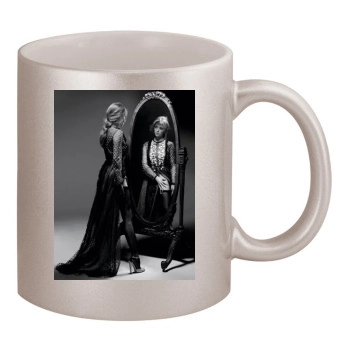 Amanda Seyfried 11oz Metallic Silver Mug