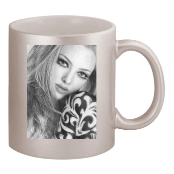 Amanda Seyfried 11oz Metallic Silver Mug