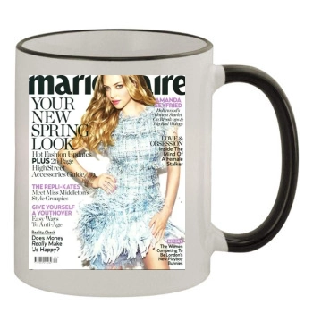 Amanda Seyfried 11oz Colored Rim & Handle Mug