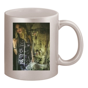 Amanda Seyfried 11oz Metallic Silver Mug