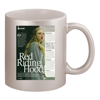 Amanda Seyfried 11oz Metallic Silver Mug