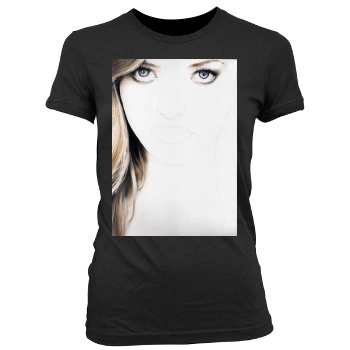 Amanda Seyfried Women's Junior Cut Crewneck T-Shirt