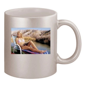 Amanda Seyfried 11oz Metallic Silver Mug