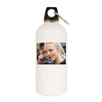 Amanda Seyfried White Water Bottle With Carabiner