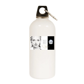 Amanda Seyfried White Water Bottle With Carabiner