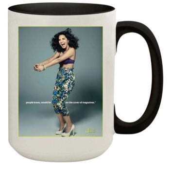 Olivia Munn 15oz Colored Inner & Handle Mug