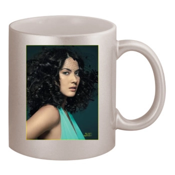 Olivia Munn 11oz Metallic Silver Mug