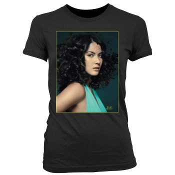 Olivia Munn Women's Junior Cut Crewneck T-Shirt