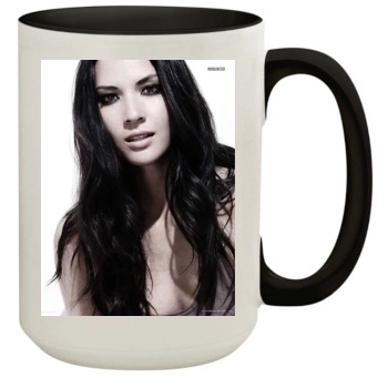 Olivia Munn 15oz Colored Inner & Handle Mug