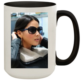 Olivia Munn 15oz Colored Inner & Handle Mug