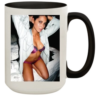 Olivia Munn 15oz Colored Inner & Handle Mug