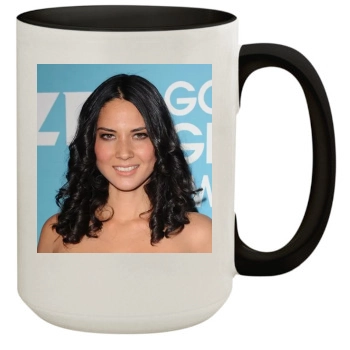 Olivia Munn 15oz Colored Inner & Handle Mug