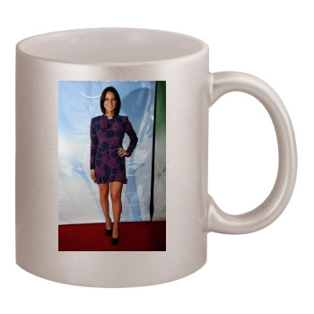 Olivia Munn 11oz Metallic Silver Mug