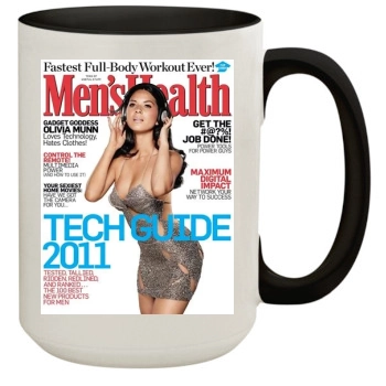 Olivia Munn 15oz Colored Inner & Handle Mug