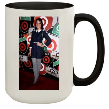 Olivia Munn 15oz Colored Inner & Handle Mug