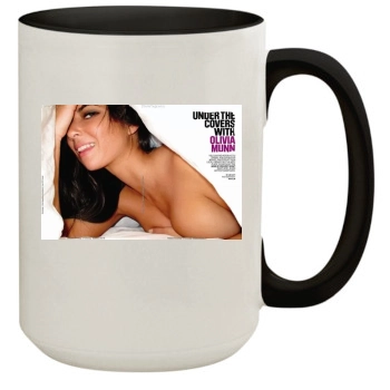 Olivia Munn 15oz Colored Inner & Handle Mug