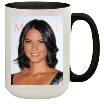 Olivia Munn 15oz Colored Inner & Handle Mug