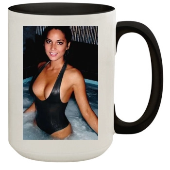 Olivia Munn 15oz Colored Inner & Handle Mug