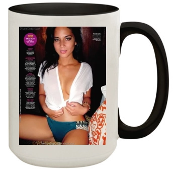 Olivia Munn 15oz Colored Inner & Handle Mug