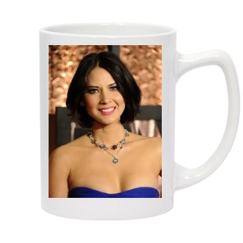 Olivia Munn 14oz White Statesman Mug