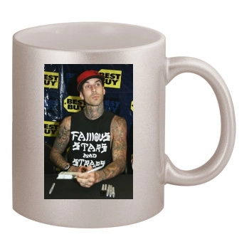 Travis Barker 11oz Metallic Silver Mug